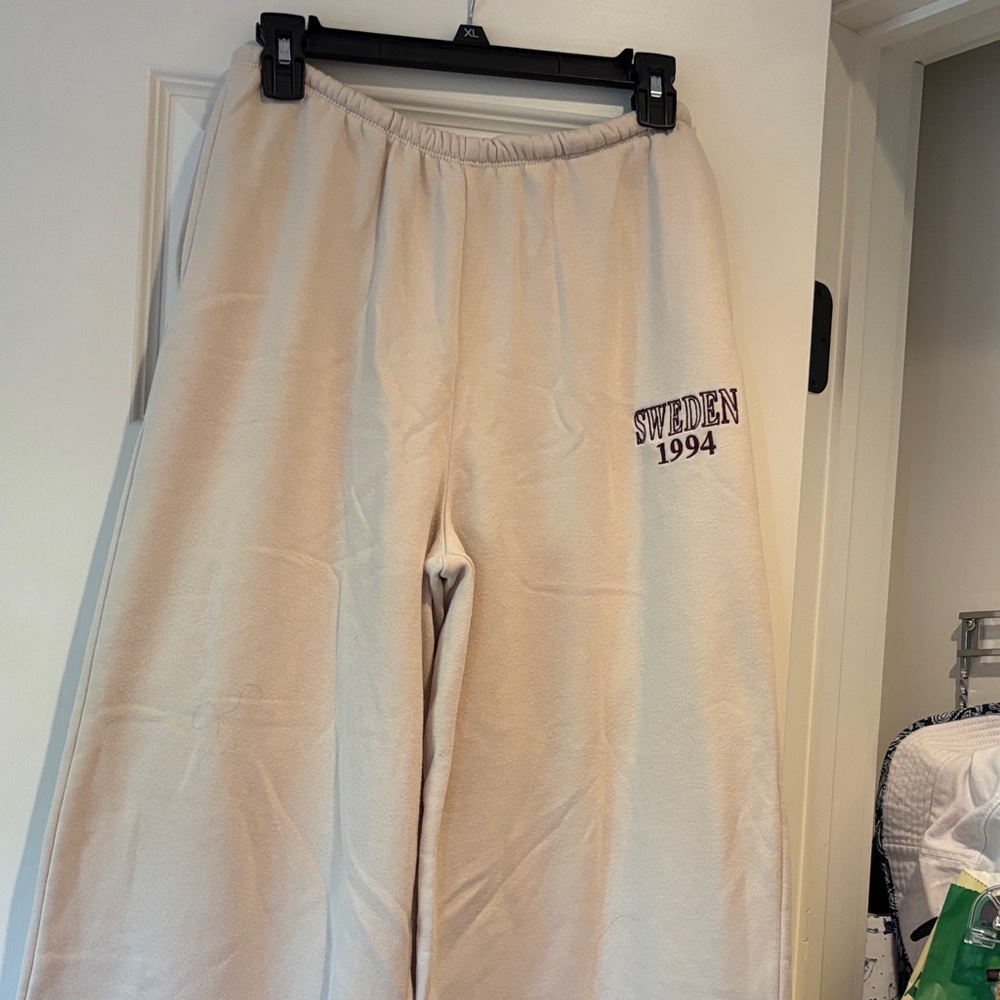 Primark Cream Track Pants